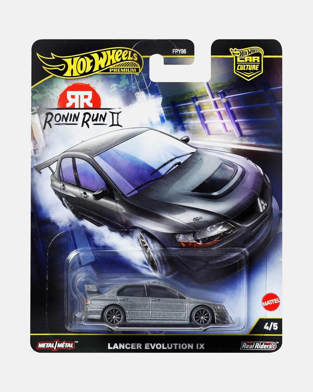 Hot Wheels Car Culture - Ronin Run II Mitsubishi Lancer Evolution LX