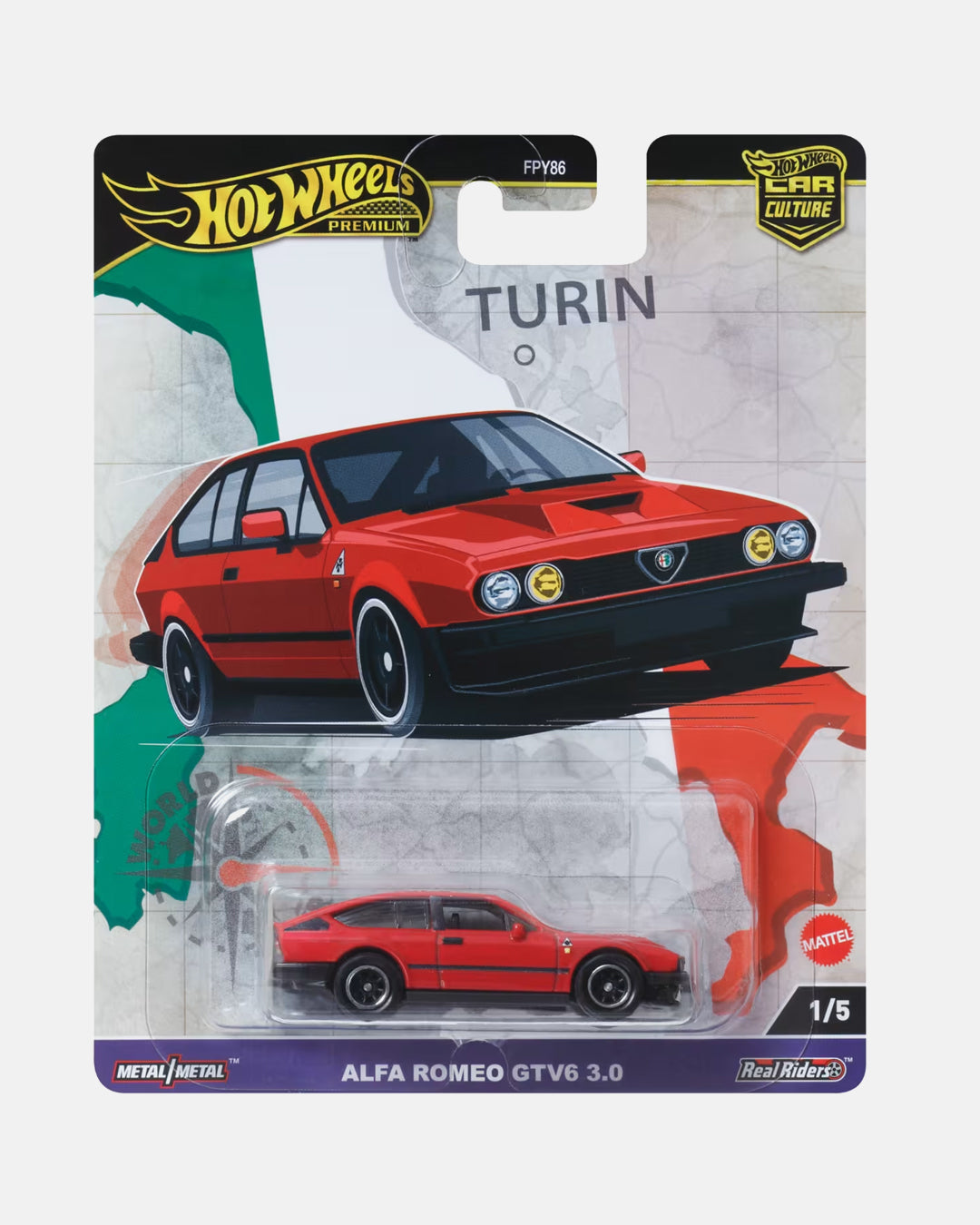Hot Wheels Car Culture World Tour - Alfa Romeo GTV6 3.0 – Petersen
