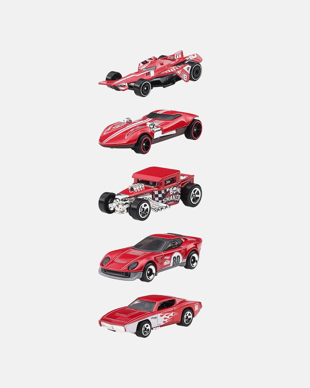 Hot Wheels Core Mattel 80Th Anniversary 5-Pack