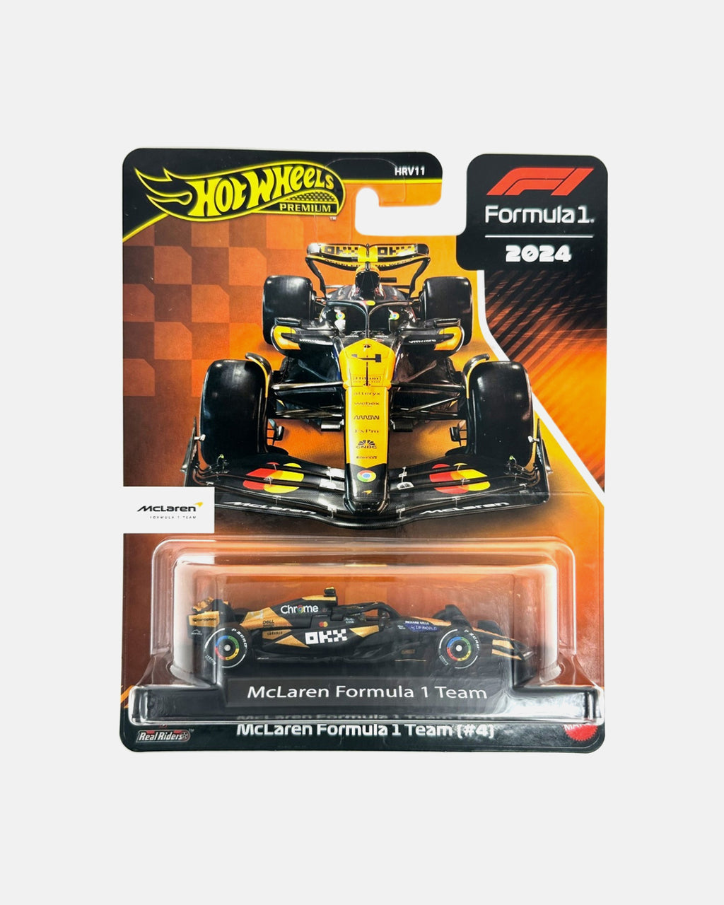 Hot Wheels Formula 1 - 1:64 McLaren Formula 1 Team MCL38 Car #4