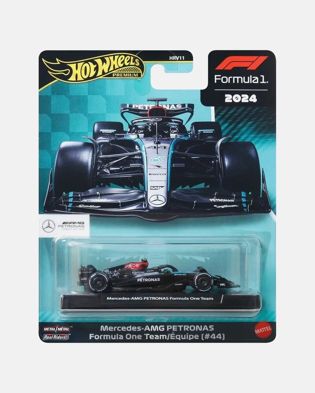 Hot Wheels Formula 1 - 1:64 Mercedes-AMG PETRONAS Formula One Team W15 Car #44