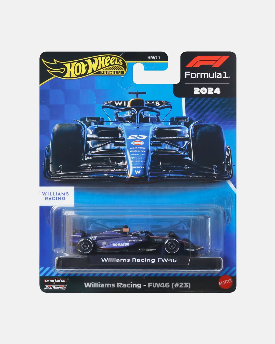 Hot Wheels Formula 1 - 1:64 Williams Racing FW46 Car #23