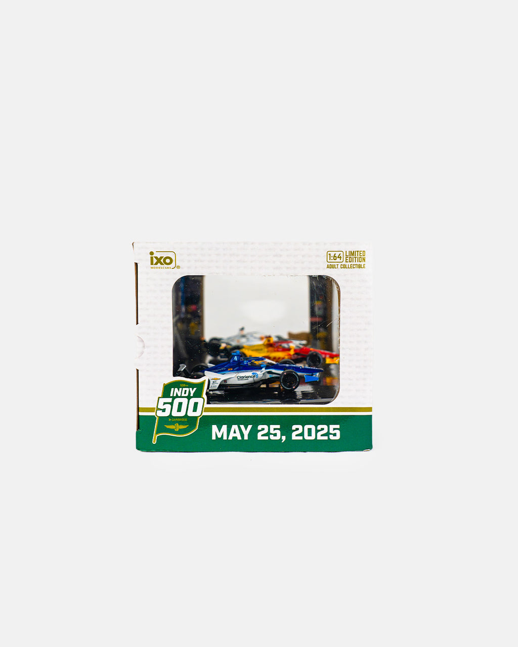 1:64 2025 Indianapolis 500 Victory Row Collector's Set - 1st Place, Alex Palou / 2nd Place, David Malukas / 3rd Place, P