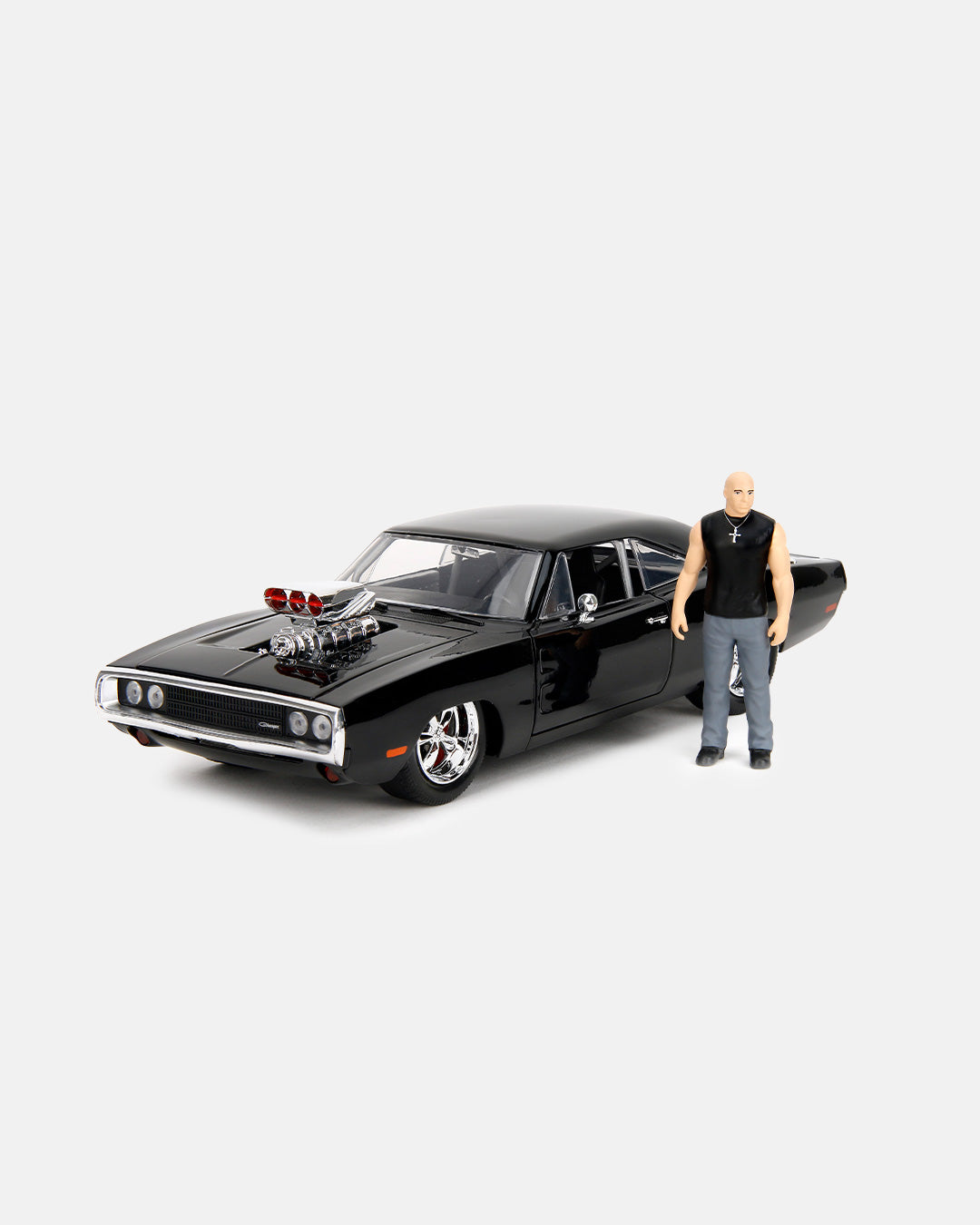 Jada 1:24 - Dom's Dodge Charger w/ DOM – Fast & Furious 25 Year Anniversary