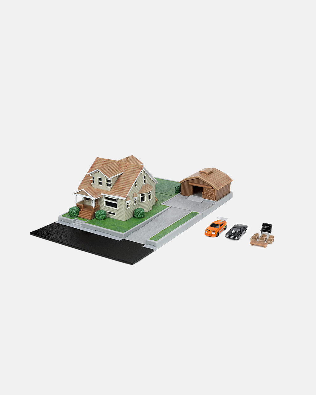 Hollywood Rides Dom Torretto's House and Die-Cast Metal Vehicle Playset