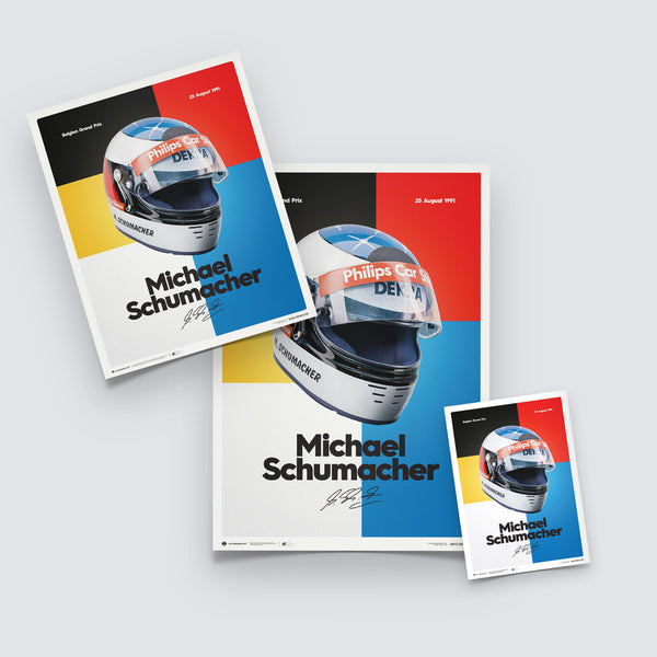 Michael Schumacher - Helmet - 1991