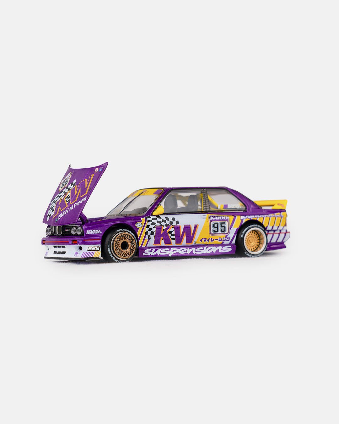 Kaido House x Mini GT 1:64 BMW M3 Kaido KW V1 – Purple – Petersen