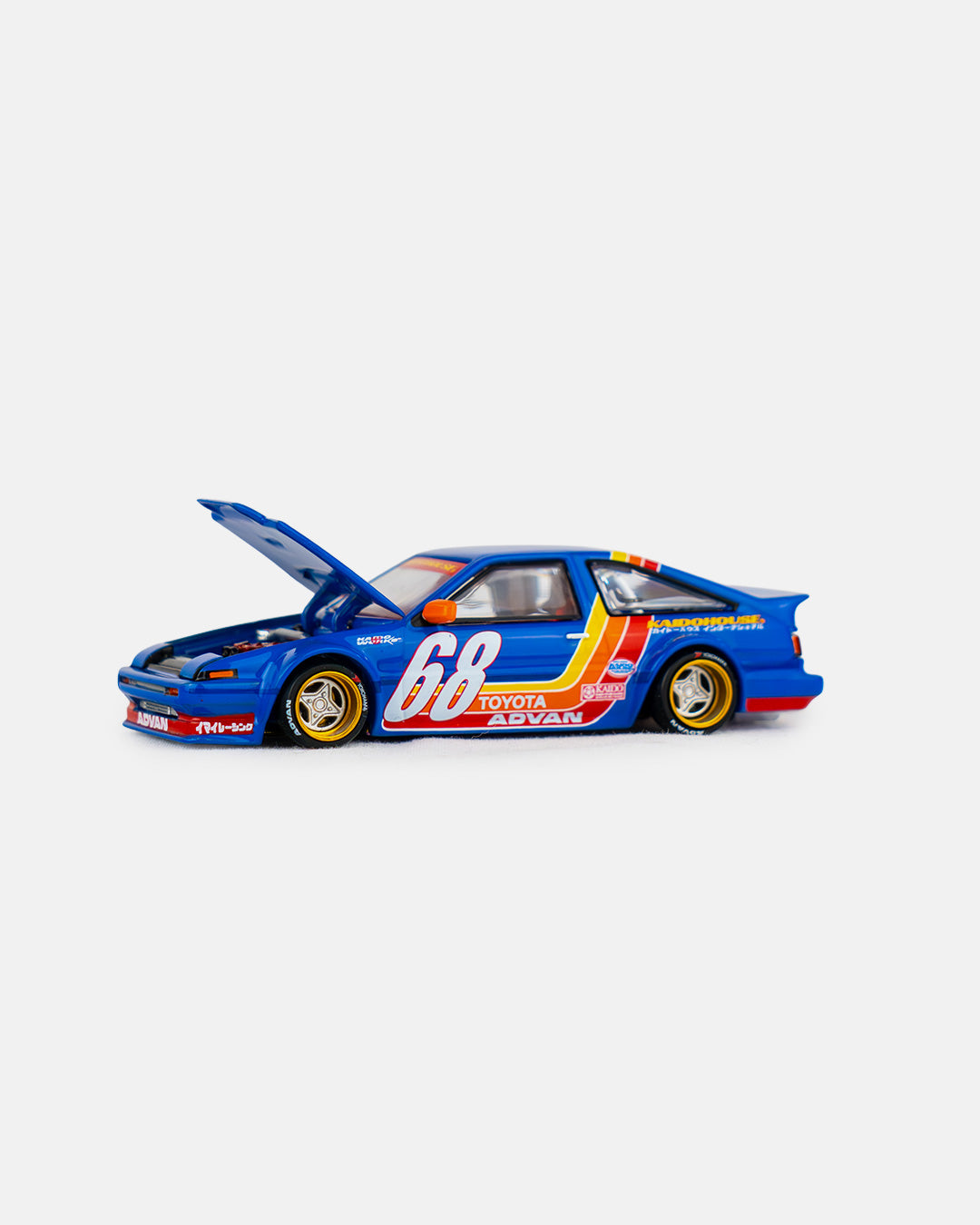 Kaido House x Mini GT 1:64 Toyota AE86 Sprinter Trueno Kaido Racing V1- Blue