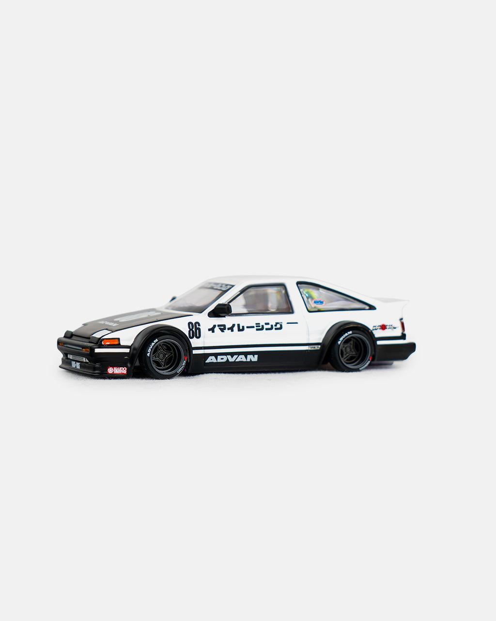 Kaido House x Mini GT 1:64 Toyota AE86 Sprinter Trueno Kaido Street V1- White