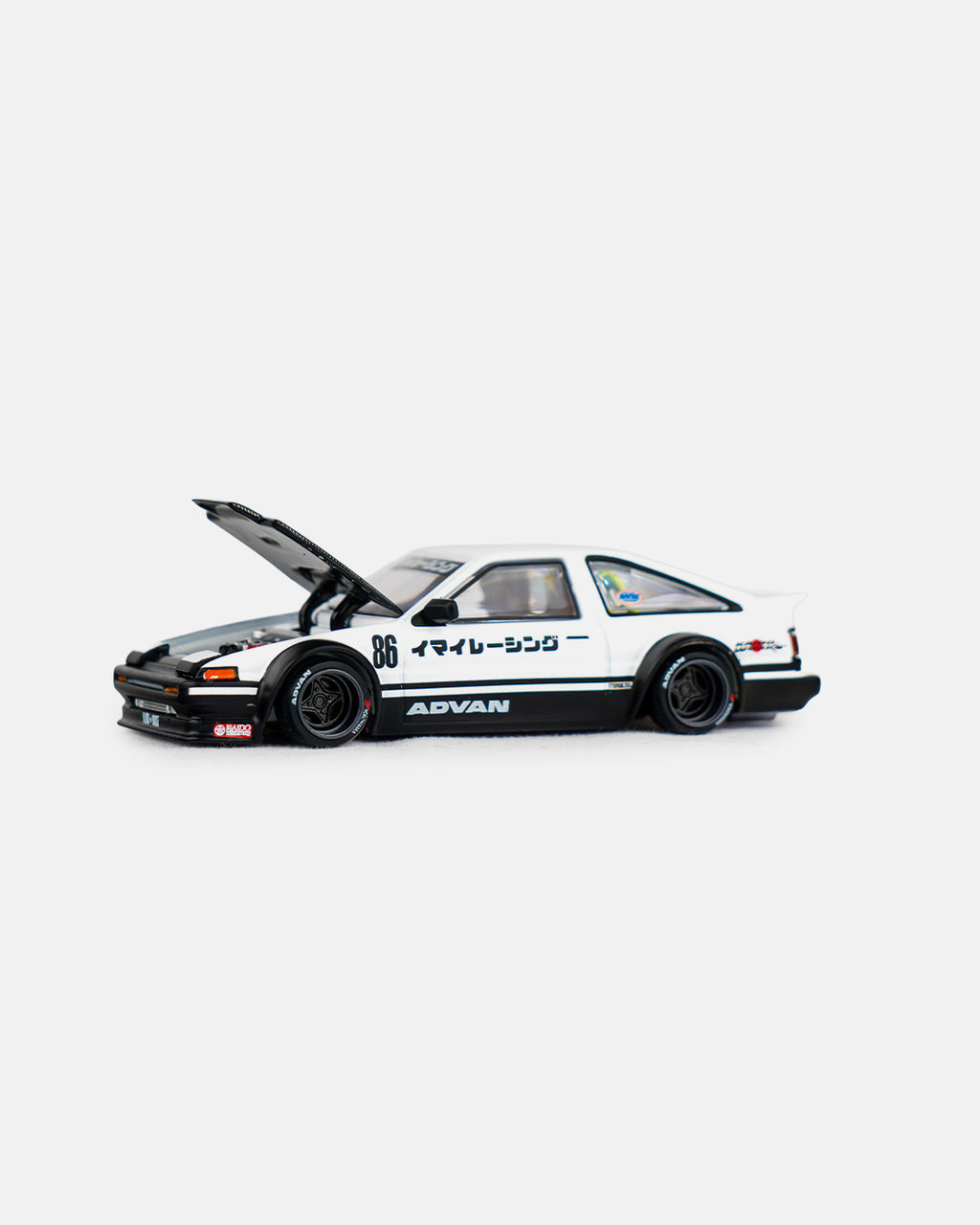 Kaido House x Mini GT 1:64 Toyota AE86 Sprinter Trueno Kaido Street V1- White
