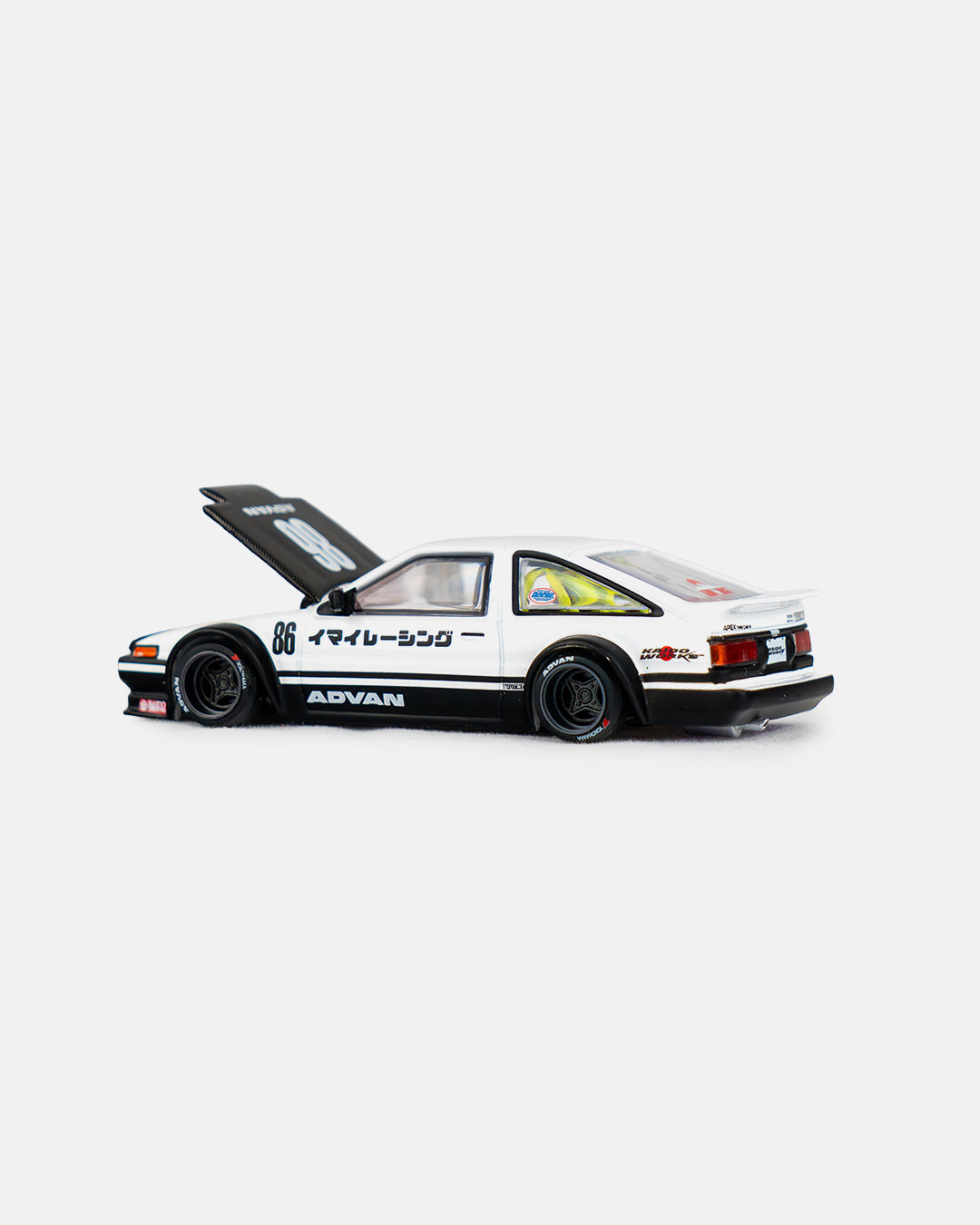 Kaido House x Mini GT 1:64 Toyota AE86 Sprinter Trueno Kaido Street V1- White