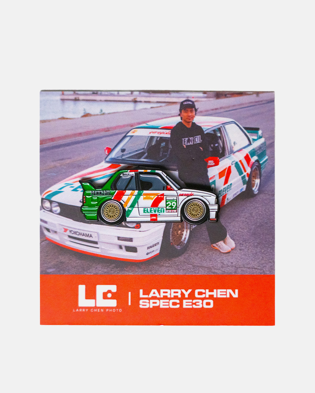 LEEN CUSTOMS x Larry Chen x 7-Eleven 1984 BMW Spec E30 Pin