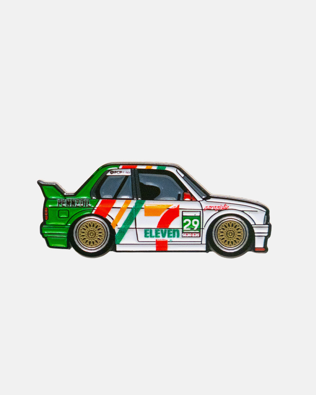 LEEN CUSTOMS x Larry Chen x 7-Eleven 1984 BMW Spec E30 Pin
