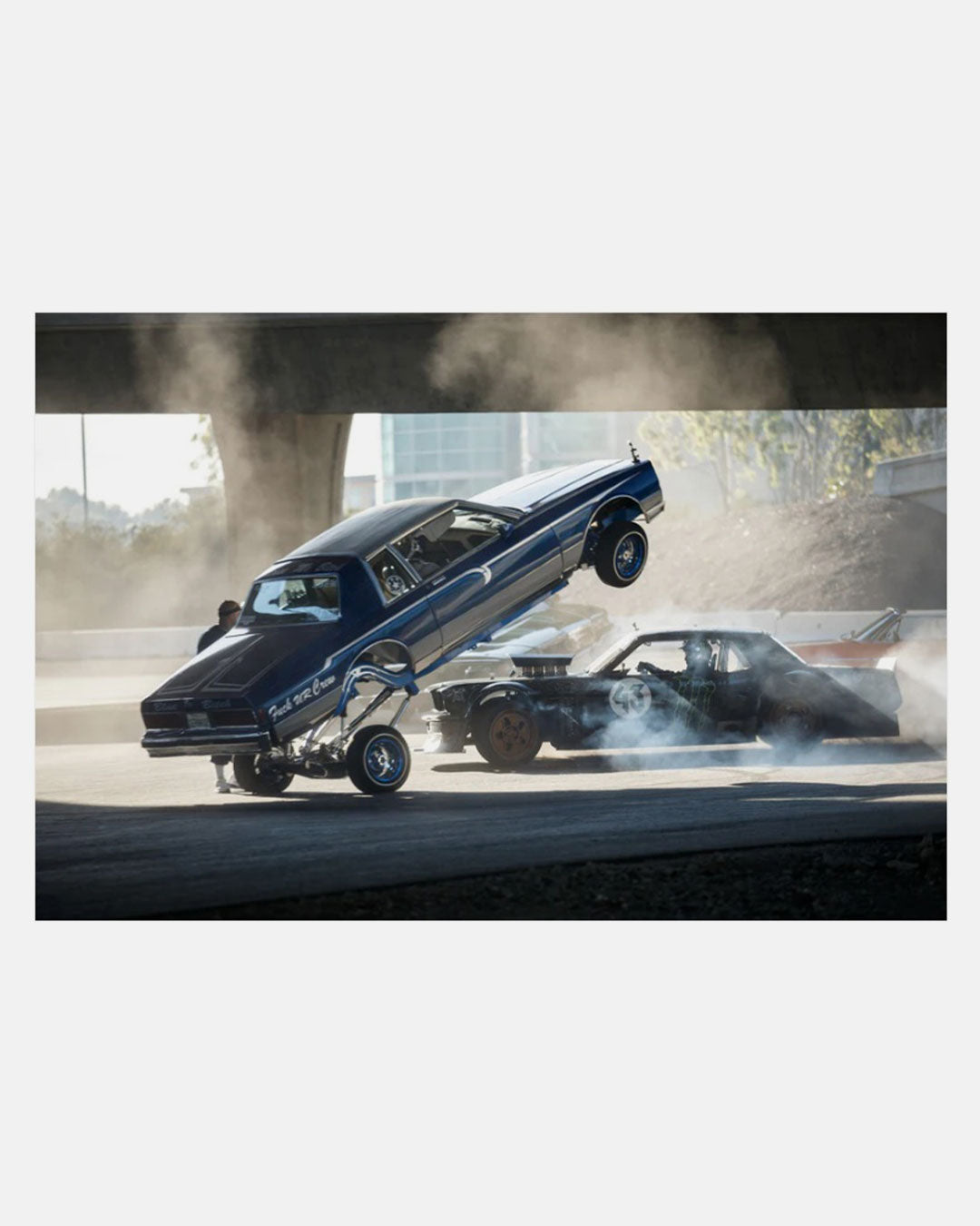 Larry Chen- Ken Block Hoonicorn 6th Street Bridge Gymkhana 7 LA