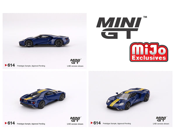 Mini GT 1:64 Ford GT Sunoco Blue – Petersen Exclusives