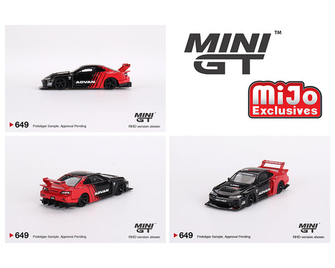 Mini GT 1:64 Nissan LB-Super Silhouette S15 SILVIA ADVAN- Petersen Exclusives