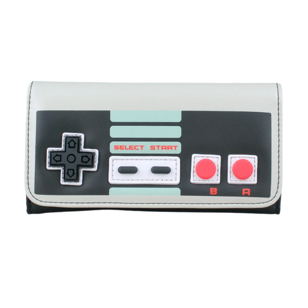 80s Video Game Controller Clutch Wallet