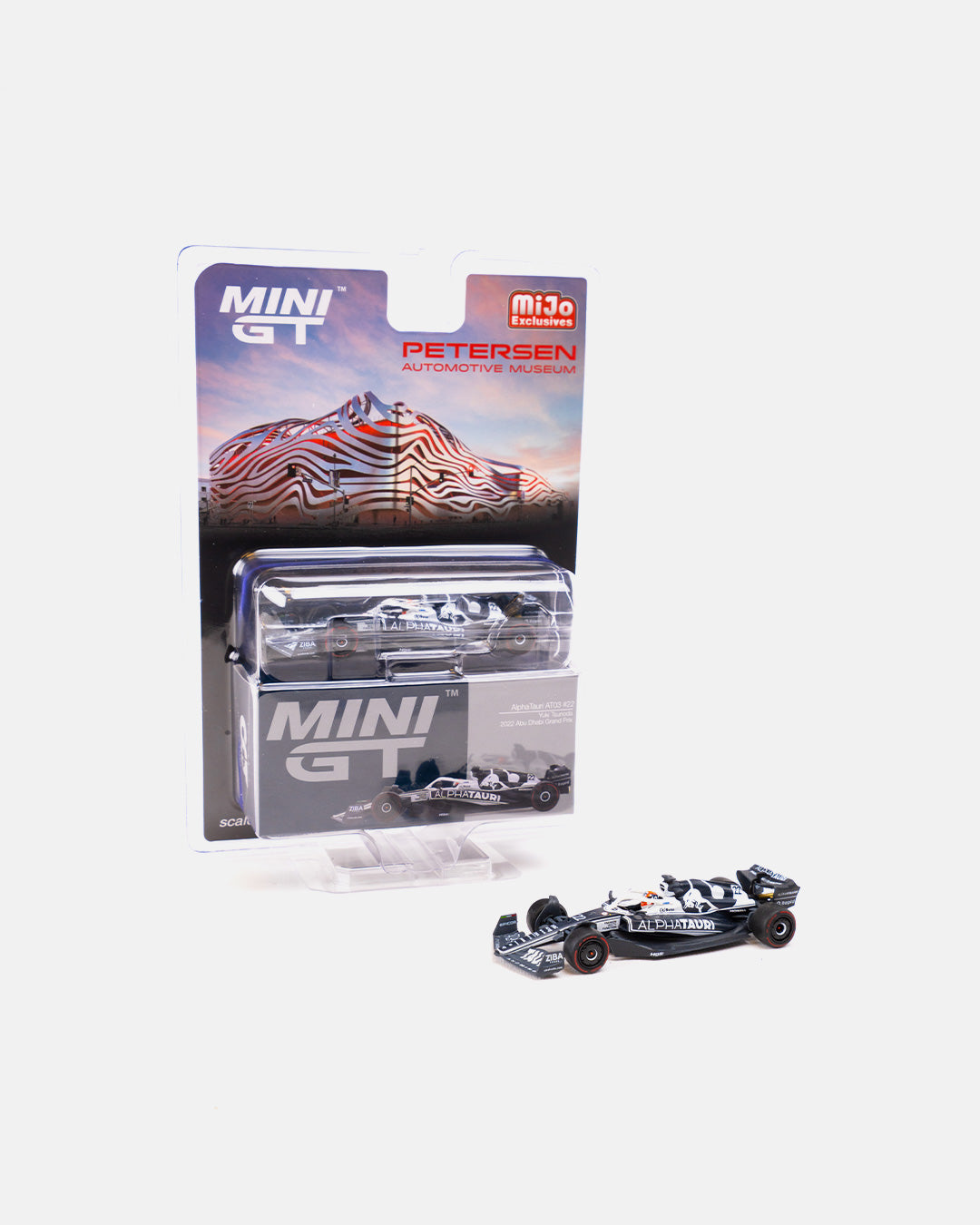 MINI GT 1:64 ALPHATAURI AT03 #22 YUKI TSUNODA 2022 ABU DHABI GRAND PRIX F1
