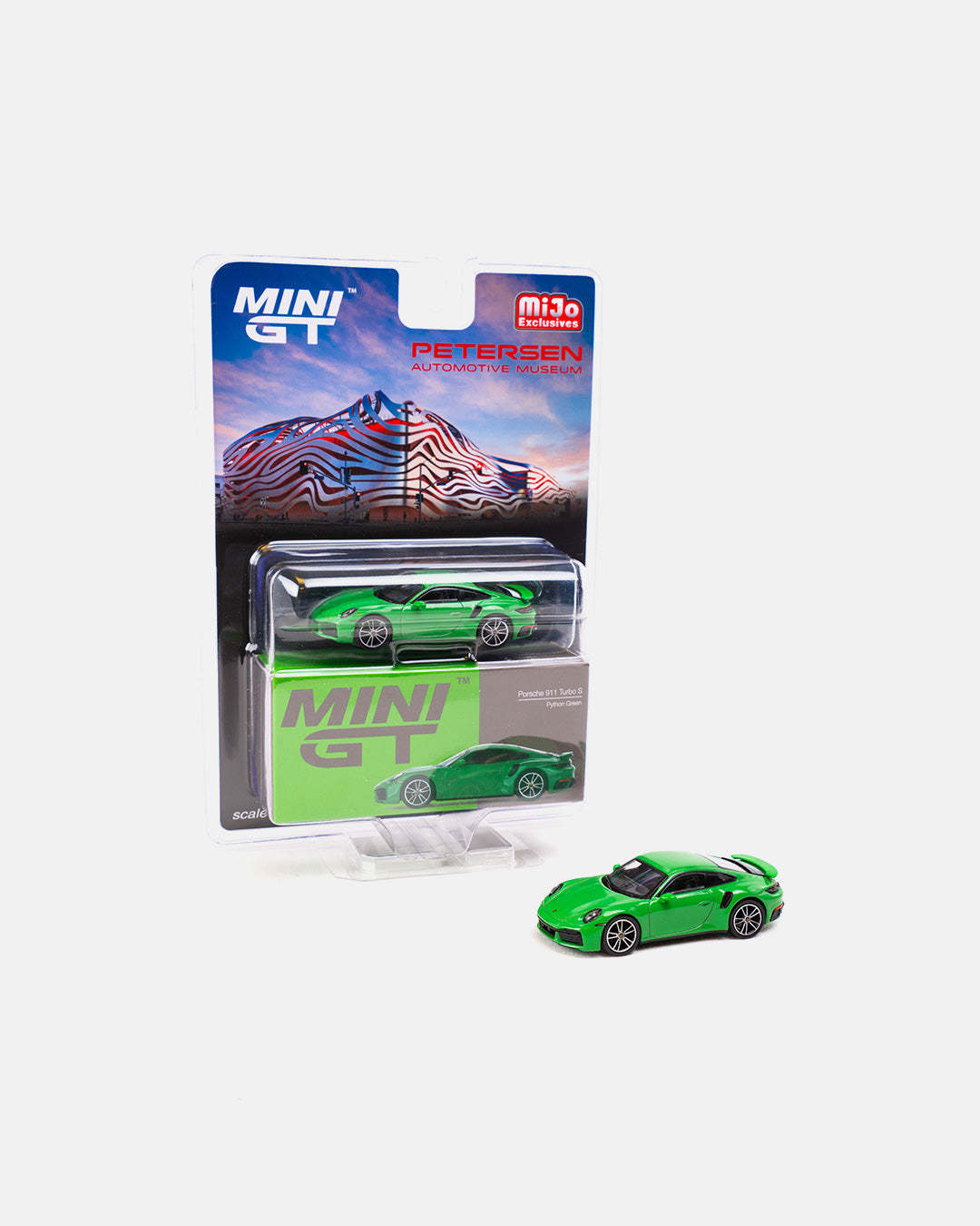 Mini GT 1:64 Petersen Porsche 911 Turbo S (Python Green)