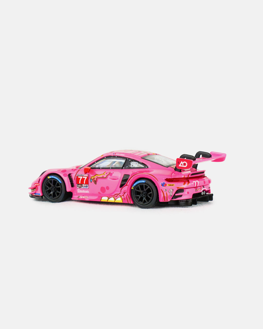Mini GT 1:64 Porsche 911 GT3 R #77 AO Racing 2024 IMSA ROAD AMERICA – Mijo Exclusives