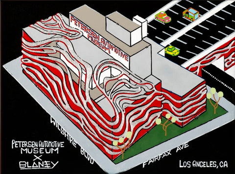 Blaney x Petersen Automotive Museum - Poster