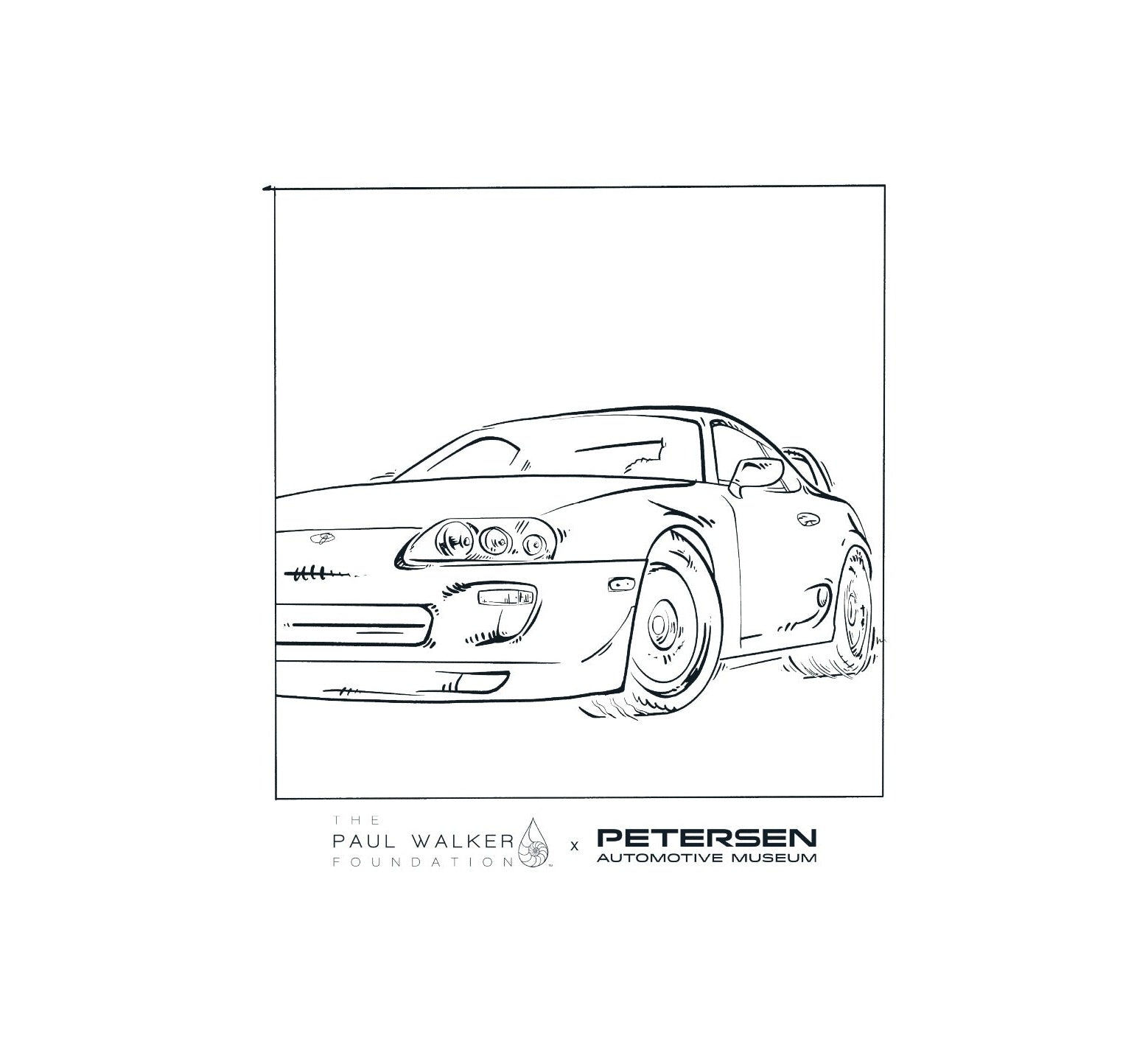 Paul Walker Foundation x Petersen Museum - Paul's White 98
