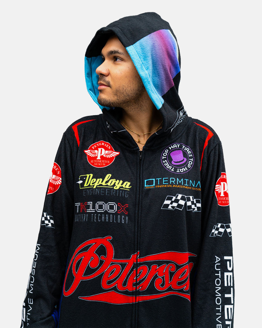 Petersen Automotive Museum - Racing Suit Adult Onesie Pajamas