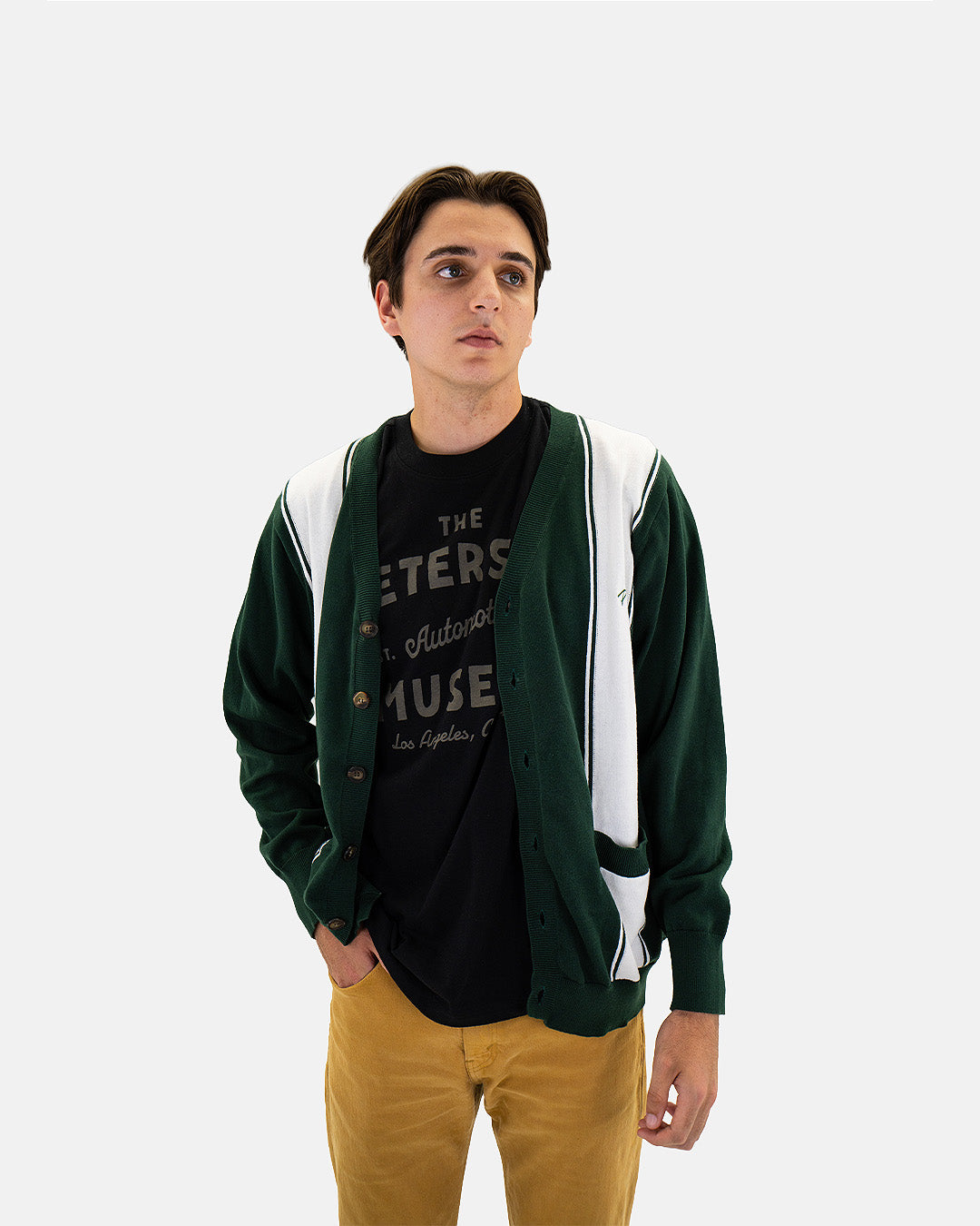 Petersen Sweater - Vertical Stripe Cardigan