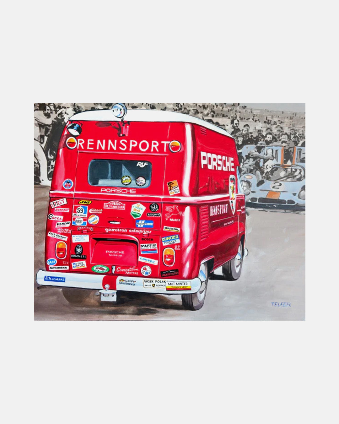 PORSCHE RENNSPORT STICKERMANIA