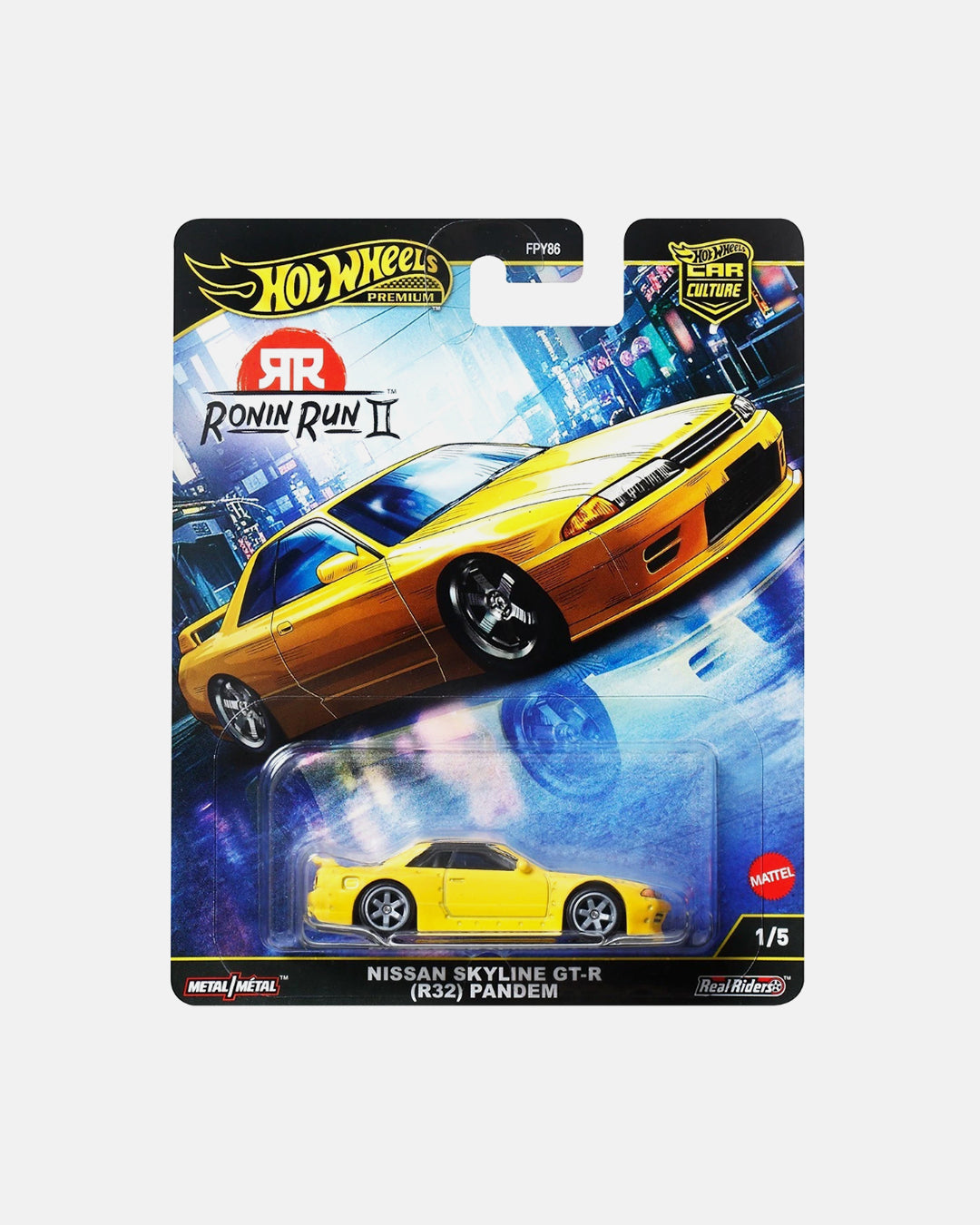 Hot Wheels Car Culture - Ronin Run II Nissan Skyline GT-R (R32) Pandem