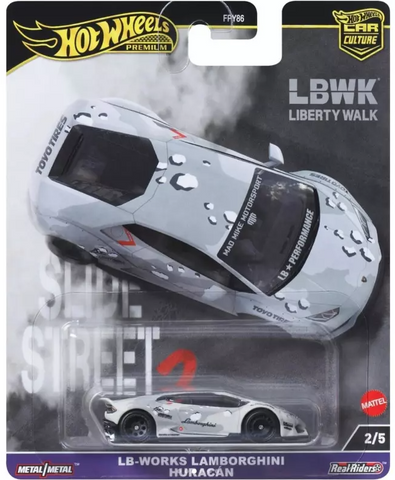 HOT WHEELS 2024 Car Culture Street Slide 2 - LB-Works Lamborghini Huracan