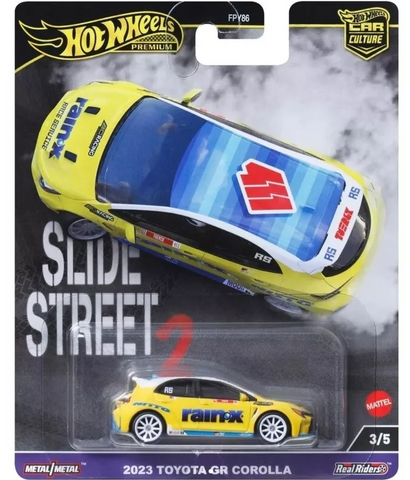 HOT WHEELS 2024 Car Culture Street Slide 2 - 2023 Toyota GR Corolla