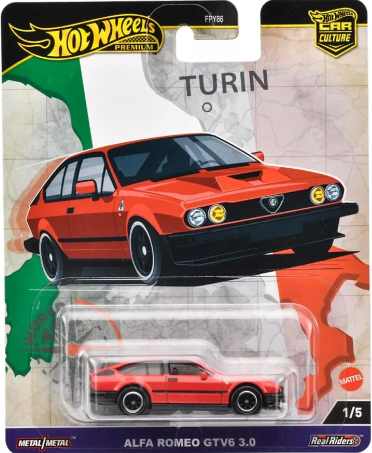 Hot Wheels Car Culture World Tour Alfa Romeo GTV6 3.0 Petersen Automotive Museum Store