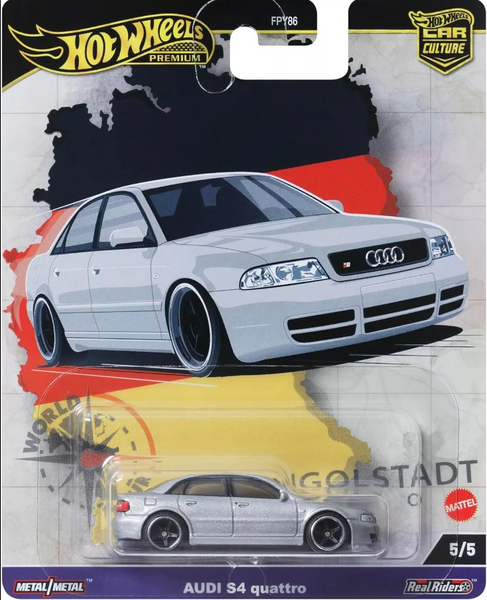 Hot Wheels Car Culture World Tour - Audi S4 Quattro