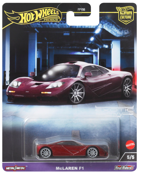 HOT WHEELS 2024 Car Culture Exotic Envy - McLaren F1