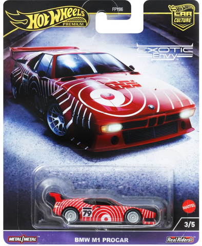 HOT WHEELS 2024 Car Culture Exotic Envy - BMW M1 Procar