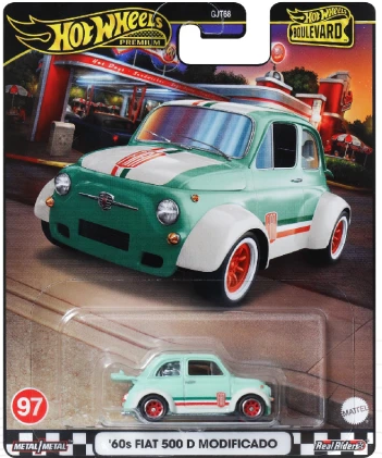 Hot Wheels '60s Fiat 500 D Modificado Boulevard #97