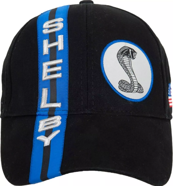 Shelby Blue Double Strip Black Hat