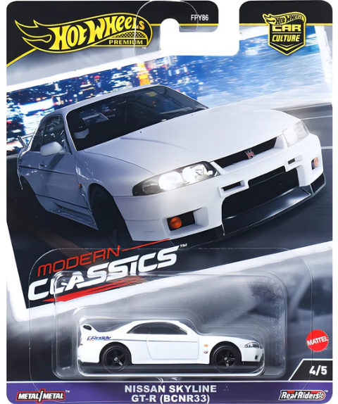 Hot Wheels Car Culture - Modern Classics Nissan Skyline R-33