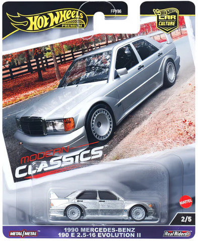 Hot Wheels Car Culture - Modern Classics Mercedes-Benz 190E 2.5-1.6