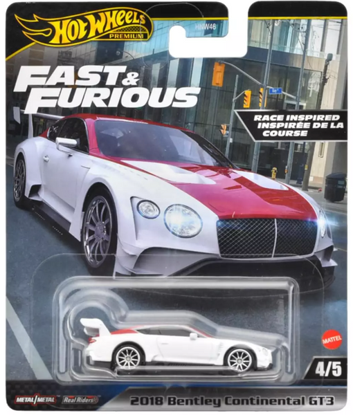 Hot Wheels Fast & Furious - 2018 Bentley Continental GT3