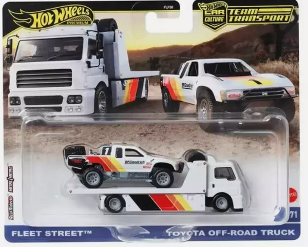 Hot Wheels Team Transport - Fleet Street & Toyota Off-Road Truck