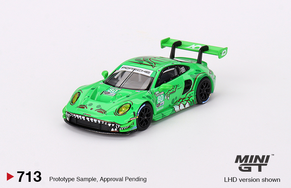 Mini GT 1:64 Porsche 911 GT3 R #80 GTD AO Racing 2023 IMSA Sebring 12 Hrs – Petersen Exclusives