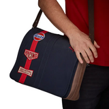 Gulf Cotton/Leather Silverstone Messenger Bag