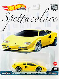 HOT WHEELS CAR CULTURE SPETTACOLARE LAMBORGHINI COUNTACH LP 50000 QV