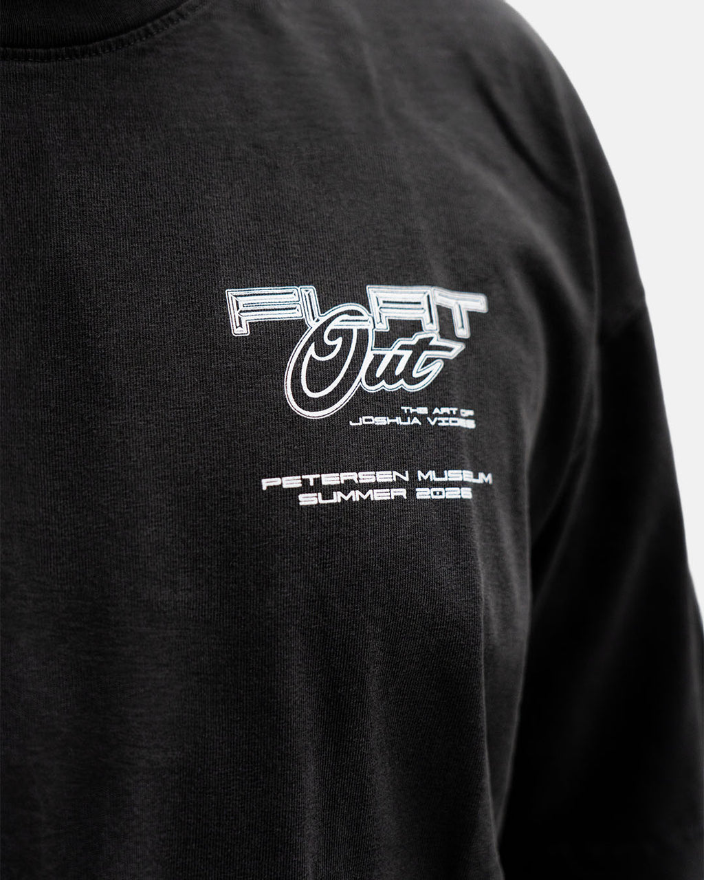Petersen x Joshua Vides - Flat Out Black Tee