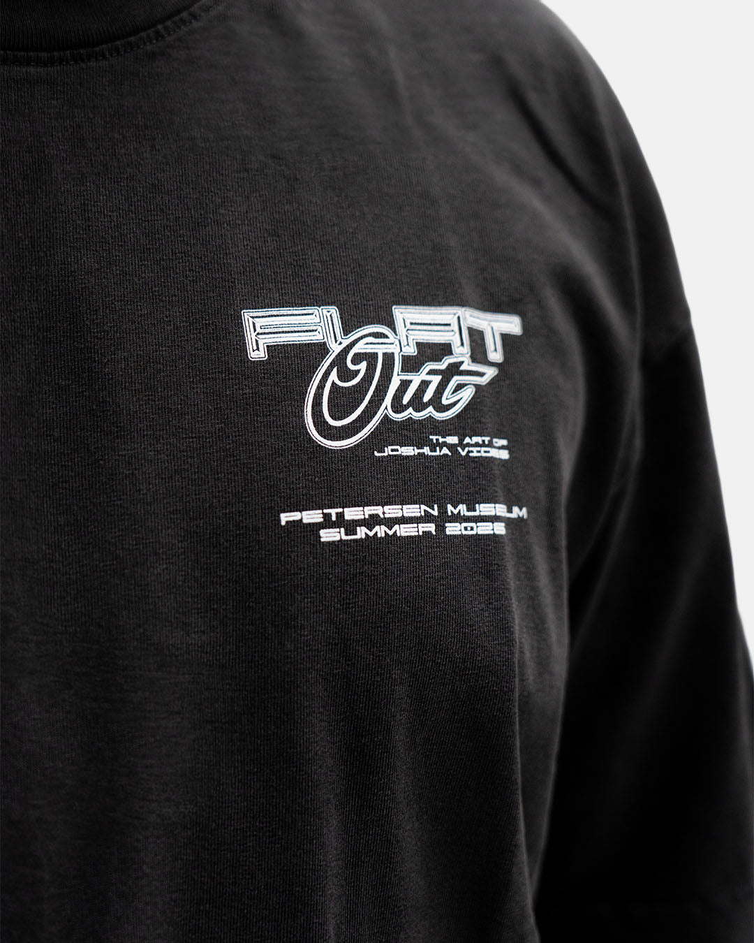 Petersen x Joshua Vides - Flat Out Black Tee
