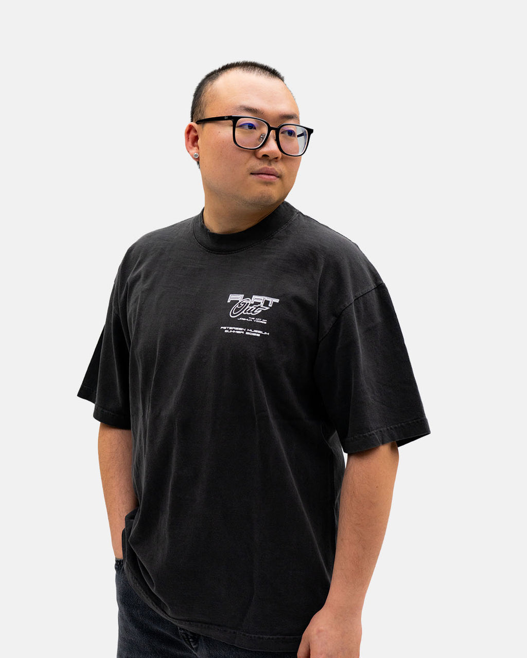 Petersen x Joshua Vides - Flat Out Black Tee