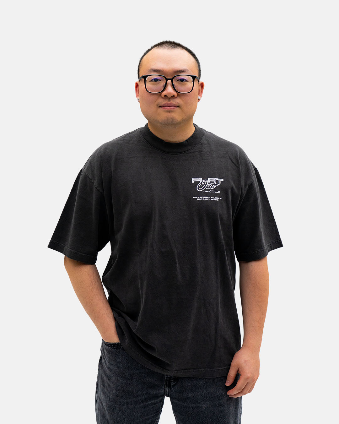 Petersen x Joshua Vides - Flat Out Black Tee