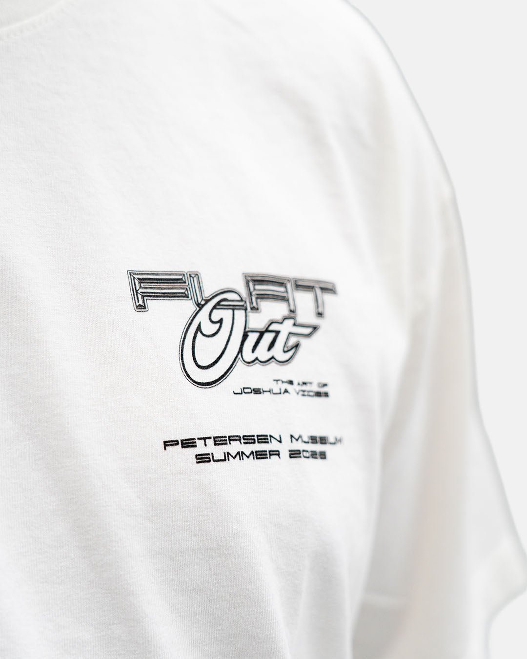 Petersen x Joshua Vides - Flat Out White Tee